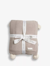 John Lewis The Little Tailor Pom Pom Baby Blanket- Buy online at McGrocer