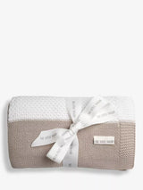 John Lewis The Little Tailor Stripe Super Soft Textured Cotton Knit Baby Blanket- Buy online at McGrocer