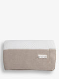 Little Tailor gestreifte, superweiche Babydecke aus Baumwollstrick, UK-Version