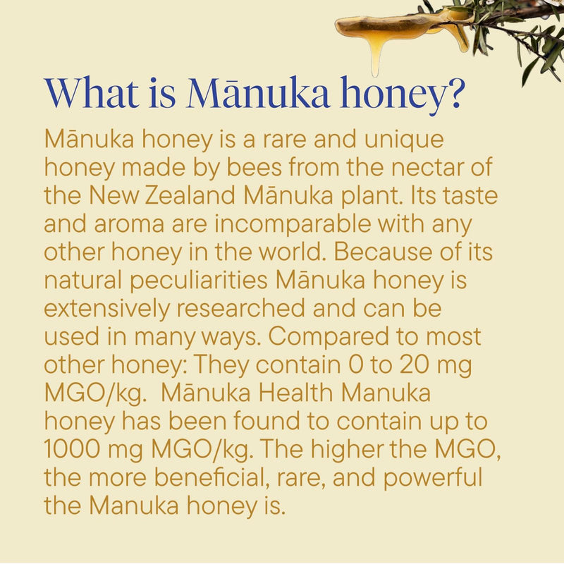 Manuka Health 250+ Manuka honey 1kg (British brand)