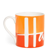 Harrods Vibrant Ceramic Mug with Playful Message, 9cm Height x 8.5cm Diameter- Buy online at McGrocer