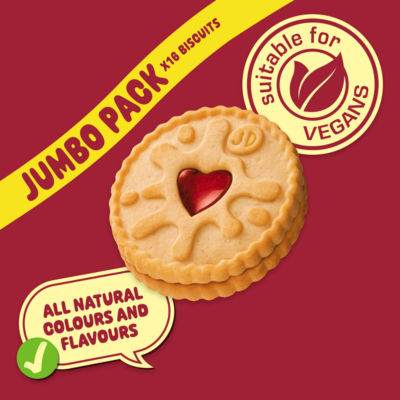 Jammie Dodgers raspberry flavour biscuits 280g, UK version