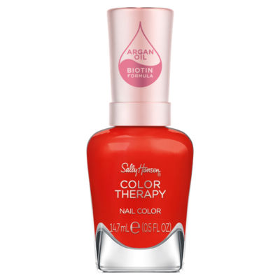 ASDA Sally Hansen Color Therapy Nail Polish 340 Red-Lance 14.7ml- Buy online at McGrocer
