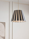 John Lewis bold stripe tapered lampshade 16cm, imported from the UK