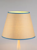 John Lewis woven raffia taped lampshade, UK version