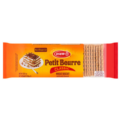 Osem Petit Beurre classic wheat biscuits 250g, imported from the UK