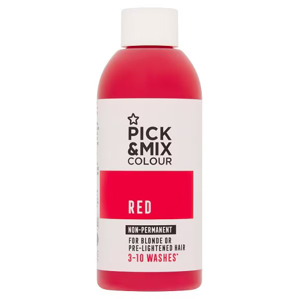 Superdrug hair dye semi permanent red 125 ml (British brand)
