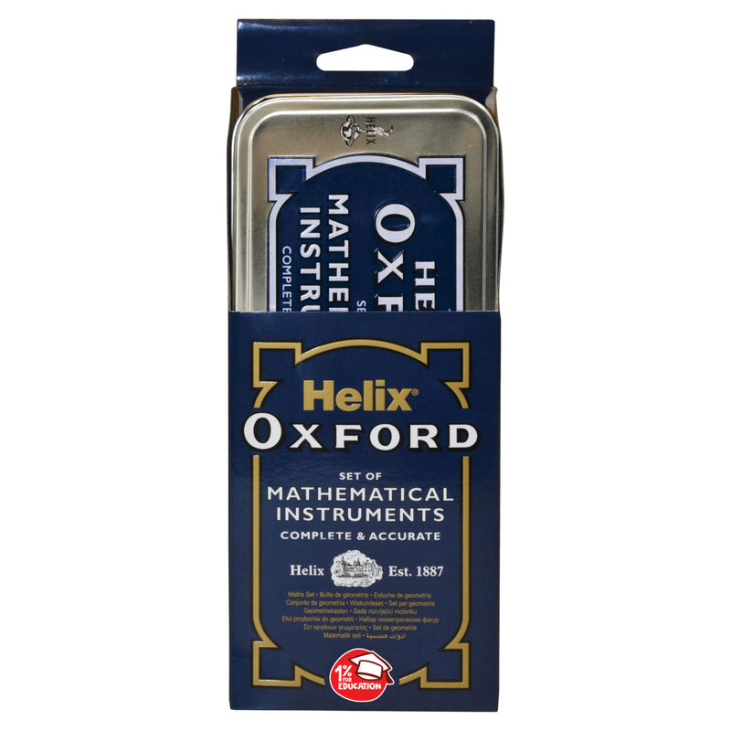 Helix Oxford mathematical instruments set, UK version