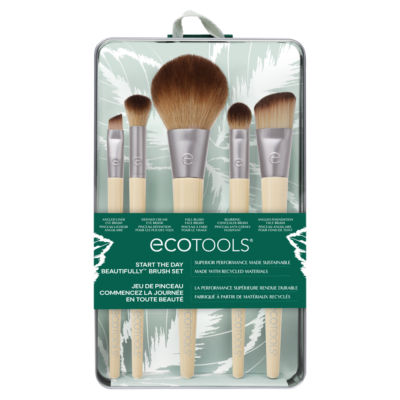 EcoTools makeup brushes bamboo handles - British product