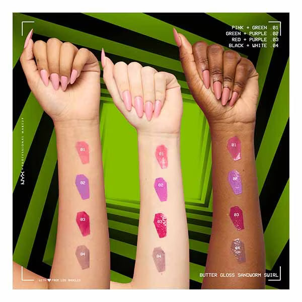 DNR Butter Lip Gloss Sandworm Swirl 01 - Britisches Produkt