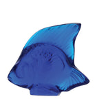 Lalique crystal fish sculpture, UK version
