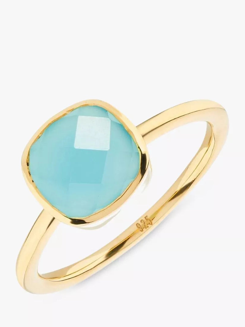 Bague cocktail coussin Auree Mondello