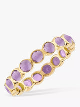 John Lewis Auree Ortigia Amethyst Band Ring Purple/Gold- Buy online at McGrocer