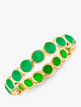 John Lewis Auree Ortigia Chrysoprase Band Ring Green/Gold- Buy online at McGrocer