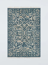 John Lewis John Lewis Hand Knotted Amrita Ziegler Blue Wool Rug- Buy online at McGrocer