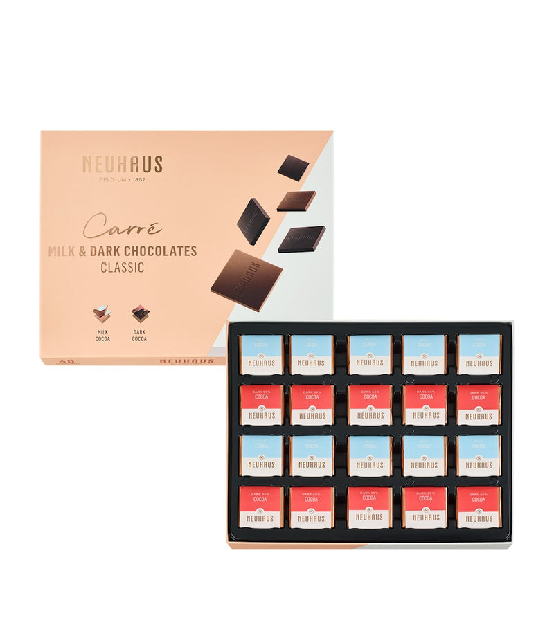 Neuhaus classic dark and milk chocolate selection box 200g, imported from the UK