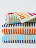 Serviettes John Lewis à rayures multiples 600 g/m² (marque britannique)