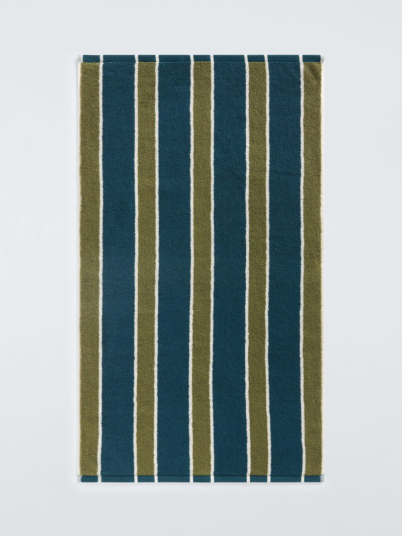 John Lewis reversible stripe hand towel 90x50cm, UK version
