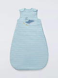 John Lewis Baby Whale Cotton Sleeping Bag, UK version
