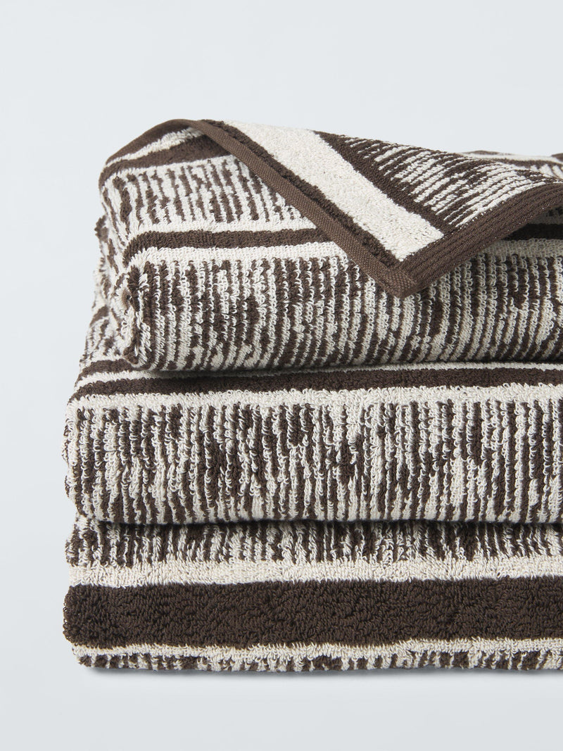 John Lewis Ikat cotton bath towel, UK version