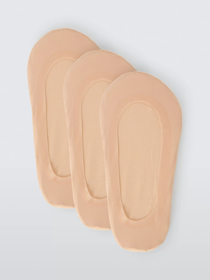 John Lewis sock liners almond pack of 3 - British product