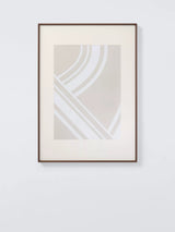 John Lewis John Lewis Aluminium Poster Frame & Mount, Walnut, A3- Buy online at McGrocer