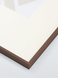 John Lewis aluminium poster frame walnut finish (British brand)