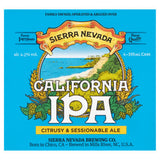 Sierra Nevada California IPA citrusy sessionable ale 4 x 355ml (British brand)