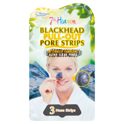 Montagne Jeunesse orange blossom nose pore strips 3 pack (British brand)