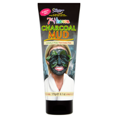 7th Heaven charcoal mud mask tube 175g (British brand)