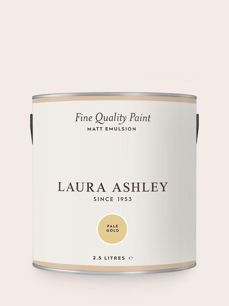Laura Ashley matt emulsion paint yellows 100ml, UK version