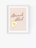 EAST END PRINTS Studio Eleni 'Brunch Club' Framed Print 60x80cm