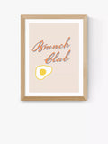 EAST END PRINTS Studio Eleni 'Brunch Club' Framed Print 60x80cm