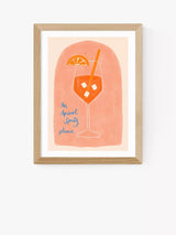 John Lewis EAST END PRINTS Emmy Lupin Studio Aperol Framed Print- Buy online at McGrocer