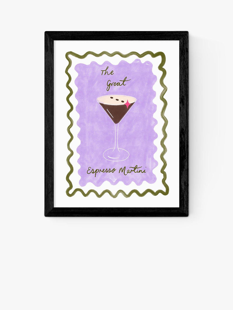 East End Prints framed print Espresso Martini 83.4x63.4cm, UK version