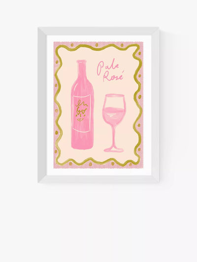 John Lewis EAST END PRINTS Emmy Lupin Studio 'Rosé' Impression encadrée - Acheter en ligne chez McGrocer