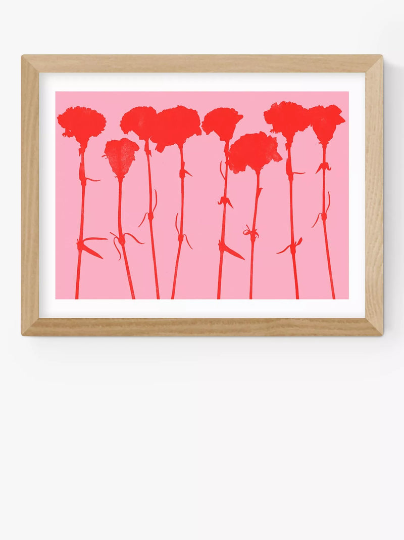 EAST END PRINTS Garima Dhawan 'Carnations III' Framed Print