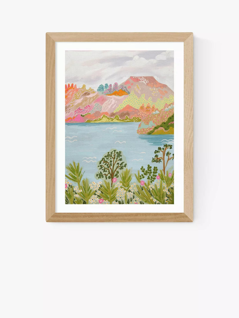 East End Prints Kartika Paramita Studio 'Sendu' Framed Print 60x80cm