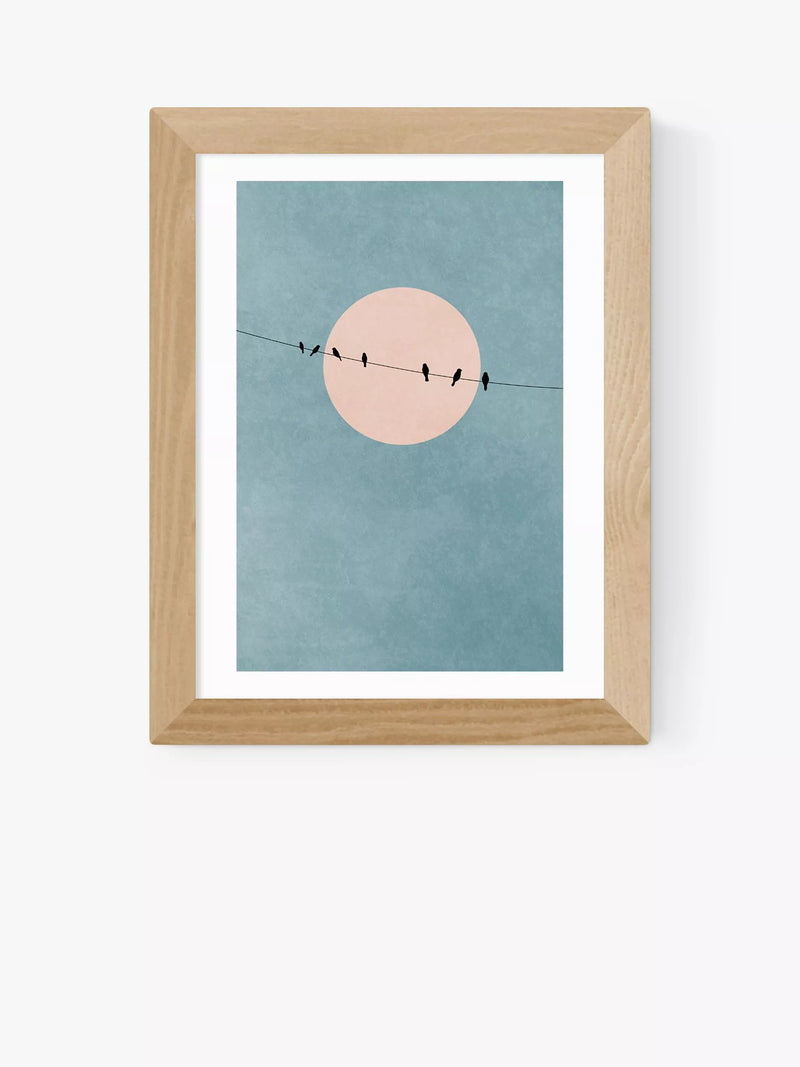 EAST END PRINTS Kubistika 'The Beauty Of Silence' Framed Art Print, 40x50cm