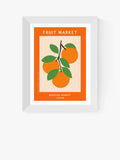 EAST END PRINTS Borough Market fruit framed print 30x40cm - British product