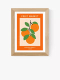EAST END PRINTS Luxe Poster Co. Borough Market Fruit Framed Print 30x40cm