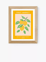 John Lewis EAST END PRINTS Luxe Poster Co. Brixton Farmers Market Framed Print 30x40cm- Buy online at McGrocer