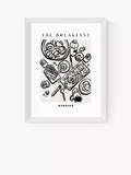 EAST END PRINTS SimplyExtraJordanary The Breakfast Framed Art Print 30x40cm
