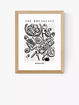 John Lewis EAST END PRINTS SimplyExtraJordanary The Breakfast Framed Art Print 30x40cm- Buy online at McGrocer