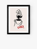East End Prints Cafe Framed Print 40x50cm - British product