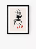 East End Prints Cafe Framed Print 40x50cm - British product
