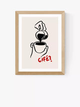 John Lewis East End Prints SimplyExtraJordanary Cafe Framed Print 40x50cm- Buy online at McGrocer