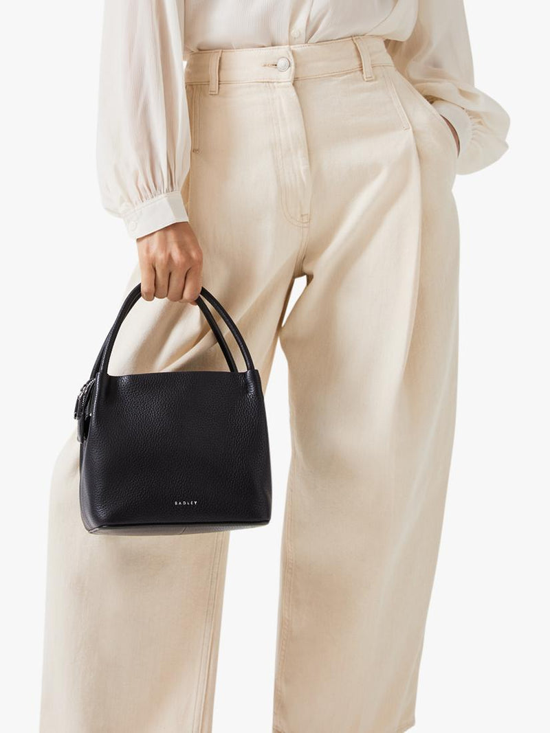 Radley Ivydale Road grab bag in grained leather, imported from the UK