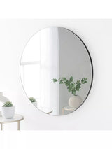 John Lewis Yearn Delicacy Round Wood Frame Wall Mirror 100cm- Buy online at McGrocer