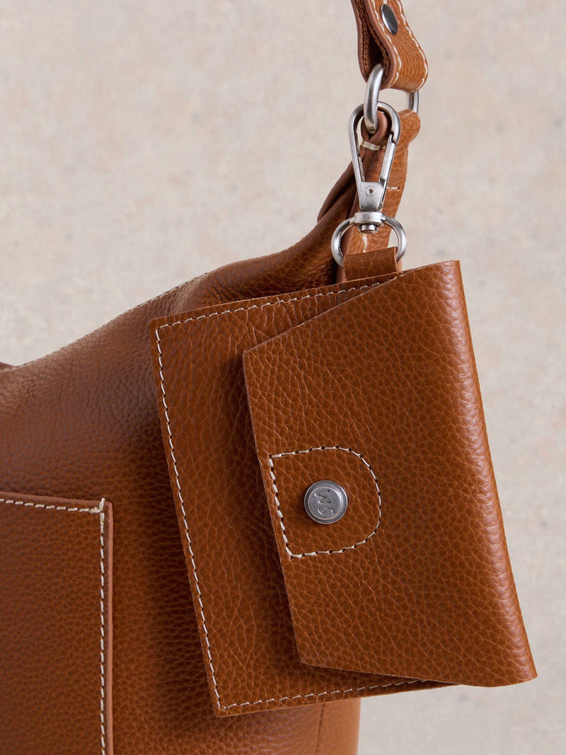 White Stuff cross body bag mid tan, imported from the UK